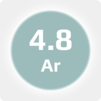 Аргон (Ar) 4.8 (99,998%) в баллоне 10л 150 бар, соединение  G 3/4 (DIN 9)